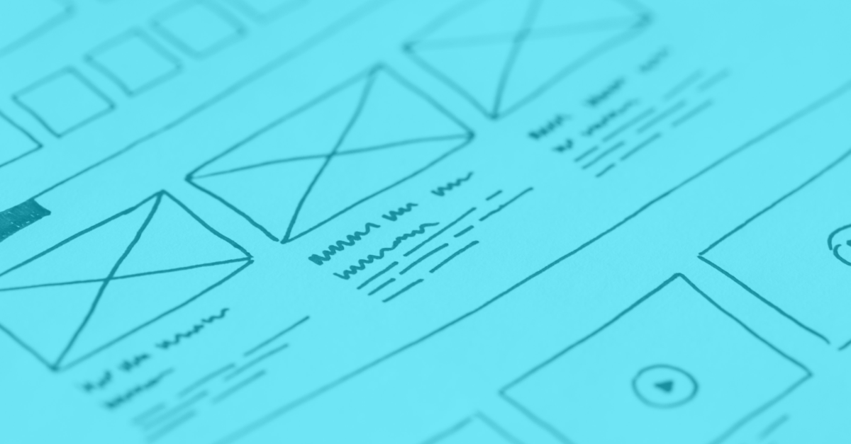 Hand drawn designs of a prototype for some sort of UI/UX product